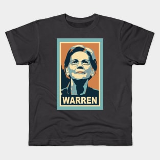 elizabeth warren poster Kids T-Shirt